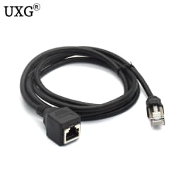 Cat5 Cat6 Ethernet Extension Cable RJ45 Cat 6 Male To Female Rj45 Ethernet Lan Network Cable Adapter For PC Laptop 30cm 60cm 1M