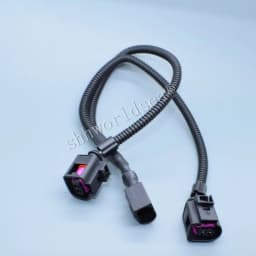 shhworldsea 1pcs Car Horn Speaker Adapter Pigtail Socket  two special line beam horn Wiring Harness for vw for audi for hyundai