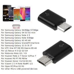 2025 New USB 3.1 Type C Female To Micro USB Male Adapter Connector for android Cell Phone