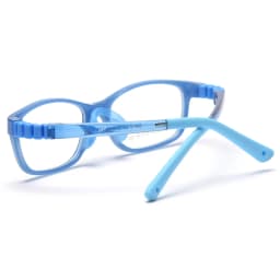 Kachawoo Children Square Eyeglasses Optical TR90 Kids Glasses Frames Flexible Boys Girls Protective Silicone Blue Pink Black