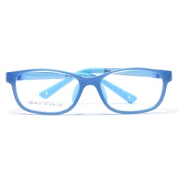 Kachawoo Children Square Eyeglasses Optical TR90 Kids Glasses Frames Flexible Boys Girls Protective Silicone Blue Pink Black