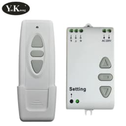 AC 220V Motor Remote Switch Controller Projection Screen Motor Wireless Switch 433 UP Down Stop Forwards Reverse Stop Learning C