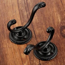 Black Vintage Bronze Single Hooks Hat Clothes Towel Wall Door Hanger Hook Bathroom Accessories Coat Hanging Hooks 76*63mm