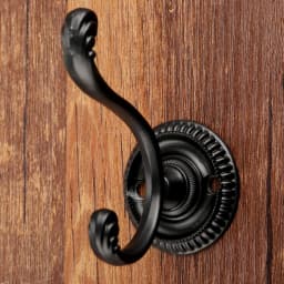 Black Vintage Bronze Single Hooks Hat Clothes Towel Wall Door Hanger Hook Bathroom Accessories Coat Hanging Hooks 76*63mm