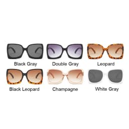 Oversized Square Sunglasses Woman Fashion Brand Designer Sun Glasses Female Big Frame Retro Mirror Vintage Luxury Oculos De Sol