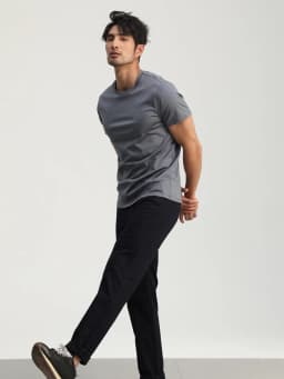 SuyaDream Mens Solid Tee Cotton Silk Blend Plain O Neck Short Sleeved Cozy T Shirts 2026 Summer Simple Chic Top White Black