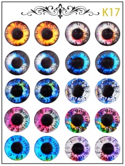 New Blythe Doll Eye Piece Pattern Paper DIY Doll Eye Accessories