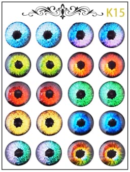New Blythe Doll Eye Piece Pattern Paper DIY Doll Eye Accessories
