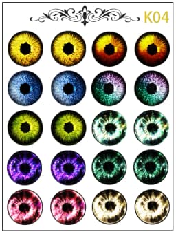 New Blythe Doll Eye Piece Pattern Paper DIY Doll Eye Accessories