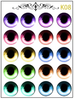 New Blythe Doll Eye Piece Pattern Paper DIY Doll Eye Accessories