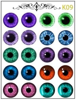 New Blythe Doll Eye Piece Pattern Paper DIY Doll Eye Accessories