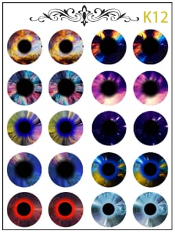 New Blythe Doll Eye Piece Pattern Paper DIY Doll Eye Accessories