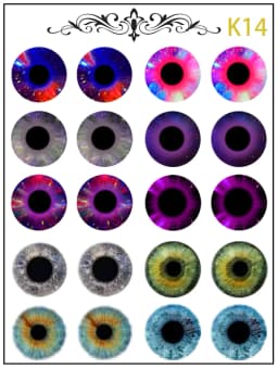 New Blythe Doll Eye Piece Pattern Paper DIY Doll Eye Accessories
