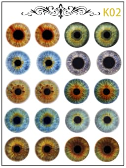 New Blythe Doll Eye Piece Pattern Paper DIY Doll Eye Accessories
