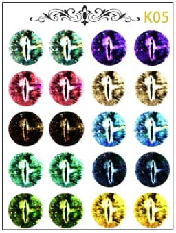 New Blythe Doll Eye Piece Pattern Paper DIY Doll Eye Accessories