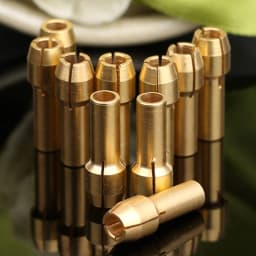 10pcs 3.2mm Mini Drill Chucks Adapter Collets Quick Chuck for Mini Tools Copper Drill Folder Copper Cap Axis Drill Collet Tools
