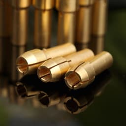 10pcs 3.2mm Mini Drill Chucks Adapter Collets Quick Chuck for Mini Tools Copper Drill Folder Copper Cap Axis Drill Collet Tools