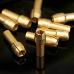 10pcs 3.2mm Mini Drill Chucks Adapter Collets Quick Chuck for Mini Tools Copper Drill Folder Copper Cap Axis Drill Collet Tools