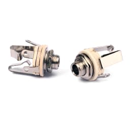 6 pieces mono input stereo output 6.35 mm 1/4 "jack socket for electric guitar