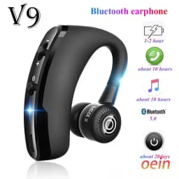 New V9 Wireless Bluetooth Earphone with HIFI Stereo HD Mic Handsfree Headset Stereo Headphones For Samsung iPhone Xiaomi Earbuds