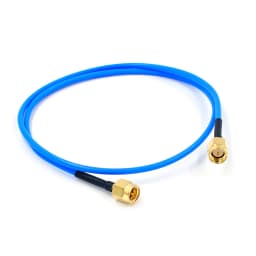 1pcs SMA to SMA Connector Straight RF Coaxial Cable SMA Male to SMA Male RG405 086 Cable Blue Skin Adapter