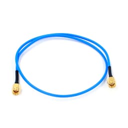 1pcs SMA to SMA Connector Straight RF Coaxial Cable SMA Male to SMA Male RG405 086 Cable Blue Skin Adapter