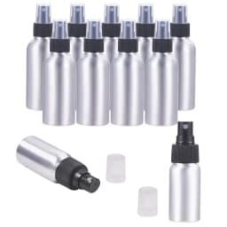 30ml/50ml/100ml/120ml/150ml/250ml Aluminum Empty Spray Bottle Mini Travel Refillable Perfume Cosmetic Container Sprayer Atomizer