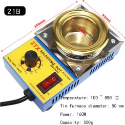220V 150/160W  Adjustable Temperature Solder Pot Tin Stove Melting Furnace Desoldering Tools