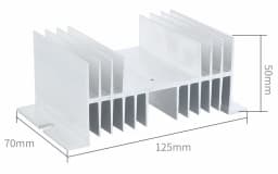 CG ZGT-40DA 10A 25A 40A Single Phase DC To AC SSR Heat Sink 24-480VAC Relay Input 3-32VDC With Plastic Cover Solid State Relay