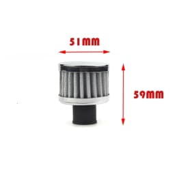 Universal Car Air Filter for Motorcycle Cold Air Intake High Flow Crankcase Vent Cover Mini Breather Filters 9mm 12mm 18mm 25mm
