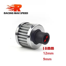 Universal Car Air Filter for Motorcycle Cold Air Intake High Flow Crankcase Vent Cover Mini Breather Filters 9mm 12mm 18mm 25mm