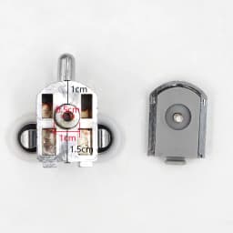 23/25/27mm Zinc Alloy Double-Wheel Sliding Shower Door Roller Bearing Wheel Runners Replacement for 12-14mm glass