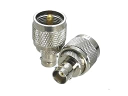 1Pcs UHF PL259 SO239 to UHF / BNC Male plug & Female jack Bulkhead & 4-holes Flange RF Coaxial Adapter connector Test Converter