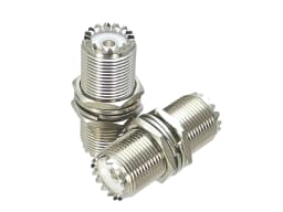 1Pcs UHF PL259 SO239 to UHF / BNC Male plug & Female jack Bulkhead & 4-holes Flange RF Coaxial Adapter connector Test Converter