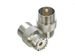 1Pcs UHF PL259 SO239 to UHF / BNC Male plug & Female jack Bulkhead & 4-holes Flange RF Coaxial Adapter connector Test Converter