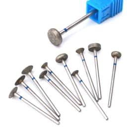 Milling Cutters For Foot Nail Drill Bits Pedicure Manicuring Foot Cuticle Clean Tools Nail File Grinding Head Accessories