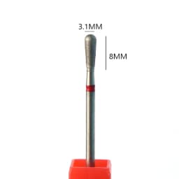 Milling Cutters For Foot Nail Drill Bits Pedicure Manicuring Foot Cuticle Clean Tools Nail File Grinding Head Accessories