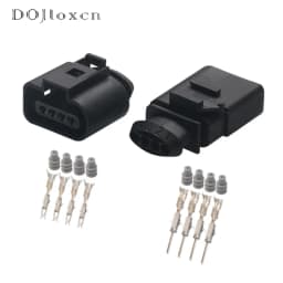 1/5/10/20/50 Sets 4 Pin 1.5 MM For AUDI VW Lntake Pressure Sensor Plug Automotive Wire Waterproof Connector 1J0973704 1K0973804