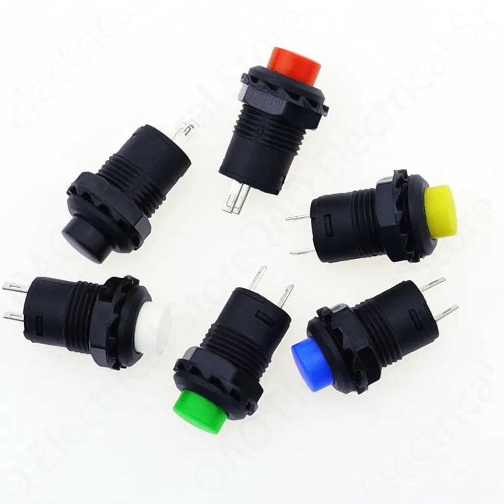 10pcs DS-228 On / off latching or Momentary push button Switches locking car dashboard dash boat 12V DS-428