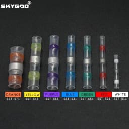 Solder Seal Wire Connectors 3:1 Shrinkage Rate Waterproof Electrical Cable Terminals Heat Shrink Tube Electrical Butt Splice