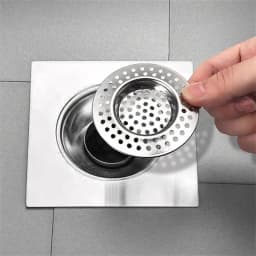 2PCS Strainer Bath Basin Drain Hair Clean Up Mesh Trap Filter Kitchen Sink with Large Wide Rim Catcher Cover Cap Plug Wholesale