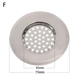 2PCS Strainer Bath Basin Drain Hair Clean Up Mesh Trap Filter Kitchen Sink with Large Wide Rim Catcher Cover Cap Plug Wholesale