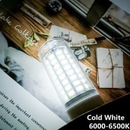 LED Lamp E27 E14 SMD 5730 220V Corn Bulb 24-72 LEDs Chandelier Candle Light for Home Decoration - Energy Efficient Lighting