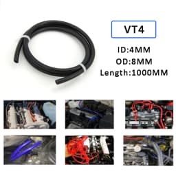 Universal 3/4/6/8/10/12/14/16mm Silicone Vacuum Hose - Heat-Resistant Fuel/Oil Line for Car Motorcycle Racing Car Accessories