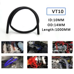 Universal 3/4/6/8/10/12/14/16mm Silicone Vacuum Hose - Heat-Resistant Fuel/Oil Line for Car Motorcycle Racing Car Accessories