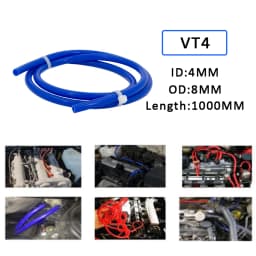 Universal 3/4/6/8/10/12/14/16mm Silicone Vacuum Hose - Heat-Resistant Fuel/Oil Line for Car Motorcycle Racing Car Accessories