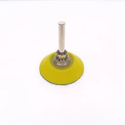 2pcs 2Inch 50mm Back-up Sanding Pad 3mm Shank or M6 5/16-24T Thread Hook and Loop Sanding Discs for Dremel Accessories