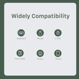 Cabletime USB C OTG Cable Type C Male To USB Female Adapter 5GBPS Transmission Fast Charge Cable For Xiaomi Mix 3 Huawei C380