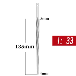 3/4 4/4 1/2 1/4 Violin Viola Peg Hole Reamer Wood Handle HSS Spiral/straight Cut Reamer Cello Neck Luthier Repair Tools Parts