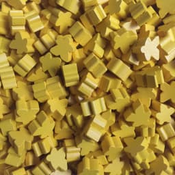12PCS Wooden Humanoid Meeples Pawn Chess Pieces 12 Colors Standard Size 16mm For Meeple Carcassonne Board Game Accessories